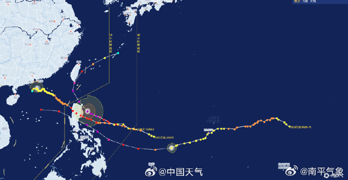 九号台风最新的位置，追踪风暴路径与影响分析
